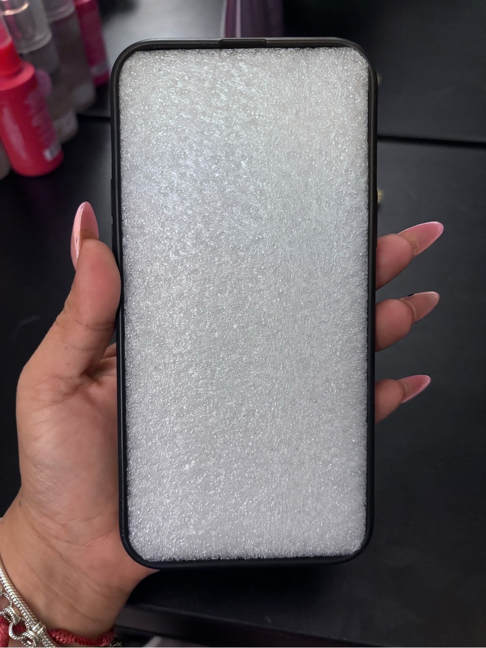 Black Scream Graphic Protective Phone Case - Picture 3 of 4